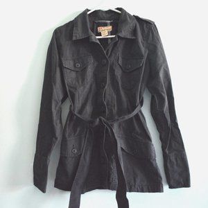 Lucky Brand dark navy tie utility jacket sized L